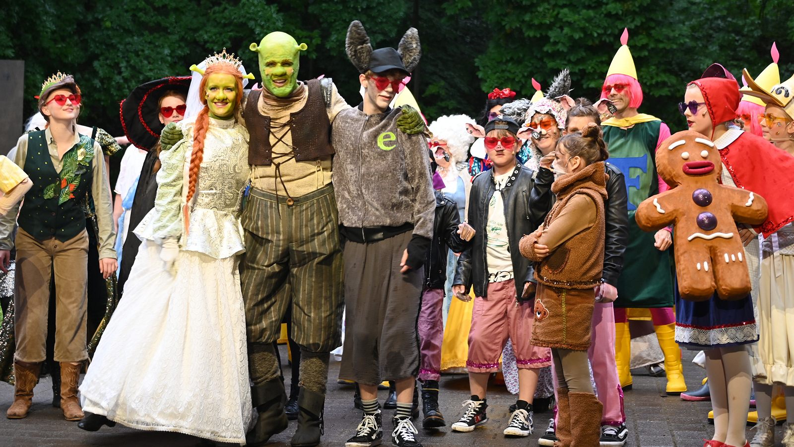 Das war die Premiere von „Shrek – Das Musical“ auf der Freilichtbühne Bökendorf